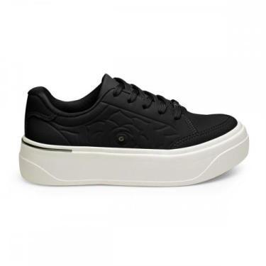 Imagem de Tenis Kolosh C4324 Flatform Feminino, Preto, 36