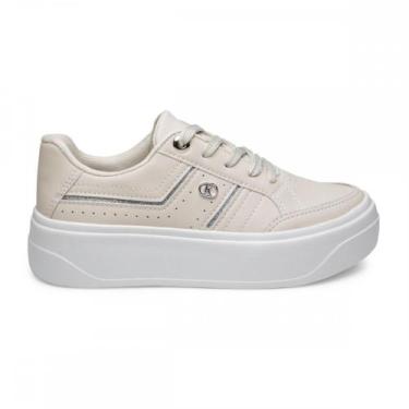 Imagem de Tenis Kolosh C4323 Flatform Feminino, Bege, 37