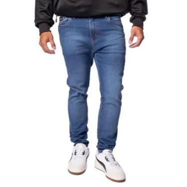 Imagem de Calça Jeans Masculina Super Skinny Max Denim Azul-Masculino