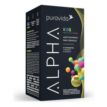 Imagem de Alpha Kids 150 Minicápsulas Mastigáveis Puravida - Pura vida