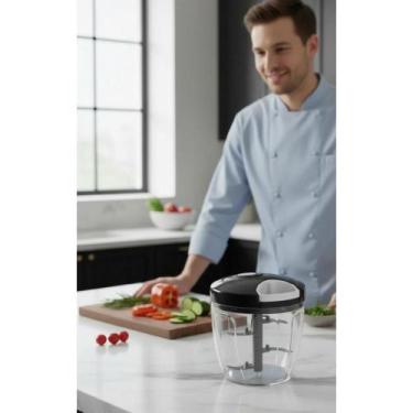 Imagem de Triturador Manual 5 Lâminas Inox 900ml: Picador Rápido e Fác - Congrat