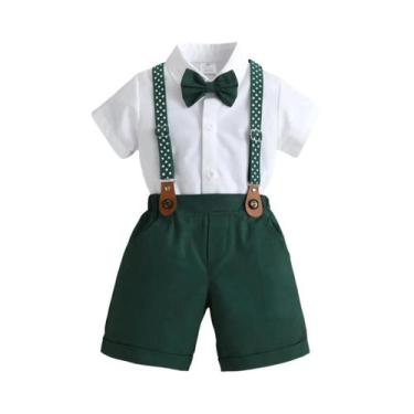 Imagem de Conjunto De Roupa De Natal Para Menino Com Camisa De Manga Longa, Calç