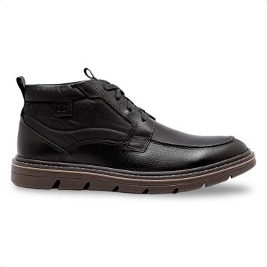 Imagem de Bota de Couro Democrata Masculina Metropolitan Jeff Cano Curto 604104-Masculino