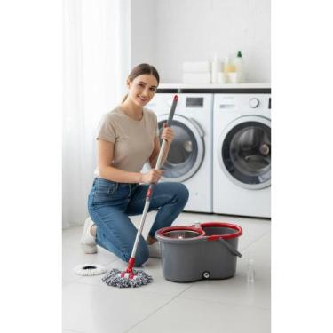 Imagem de Mop giratório 360 13l + 2 refil  limpeza total - Congratulations Store