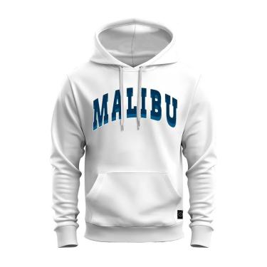 Imagem de Moletom Canguru Blusa De Frio Confortável Estampado Malibu-Unissex