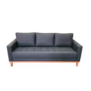 Imagem de Sofá  Catar Tecido Acquablock Pé Base Madeira  200cm - 4R Estofados, P