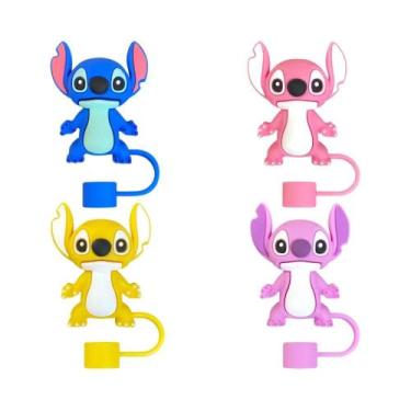 Imagem de Protetor De Silicone 3D Miniso Stitch Para Copo Stanley De 30/40Oz E T