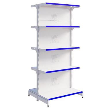 Imagem de Gôndola De Centro 1 Inicial 1,70m Para Supermercados New Plus Carmel I