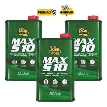 Imagem de Aditivo combustivel diesel s10 bardahl max s10 500ml kit 3un - marca