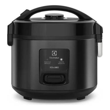 Imagem de Panela de Arroz Elétrica Electrolux 2L Preta Efficient Visor