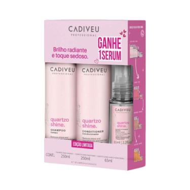 Imagem de Kit Quartzo Shine Cadiveu Essentials 250ml+250ml+65ml