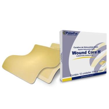 Imagem de Curativo de hidrocoloide esteril regular 10 x 10 cm wound care