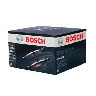 Imagem de Pastilha De Freio Tracker Dianteira Bosch Bb1101 Com Alarme Jogo