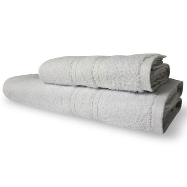 Imagem de Kit de Toalhas Itália Soft 2 Peças 1 Banho 1 Rosto 100% Algodão 430G-M2 Alta Absorção M...