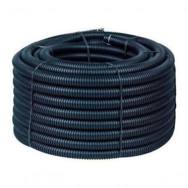 Imagem de Conduíte Eletroduto Conduite Eletroduto 1-2 Reforçado Preto Rolo 50 METROS Dual para Proteção e Isolamento de Cabos