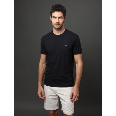 Imagem de Camiseta Masculina Algodão Egípcio Calvin Klein Preto-Masculino