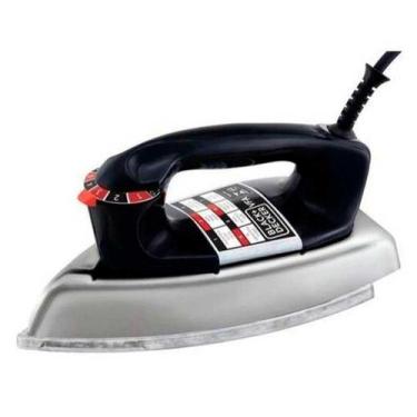 Imagem de Ferro De Passar A Seco Black&Decker Preto/Prata - Black+Decker, 110V