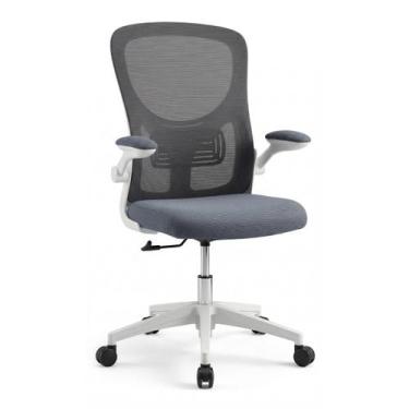 Imagem de Cadeira Escritório Giratória Ergonômica com Tela Mesh Altura Ajustável