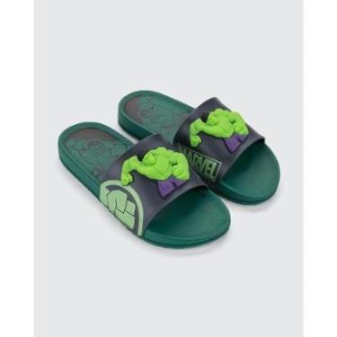Imagem de Chinelo Slide Infantil Grendene Kids Dash Marvel-Masculino
