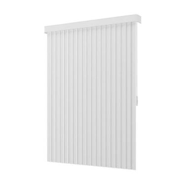 Imagem de Persiana Vertical Pvc Bando Larg 1,90X2,30 Alt Branco - Crisdan Persia