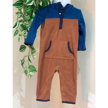 Imagem de Macacão Carters em fleece com capuz bebê menino, 3 meses
