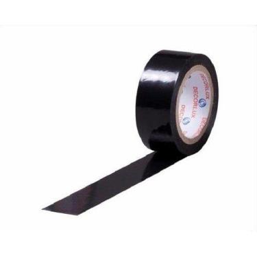 Imagem de Kit 40 Rolo De Fita Isolante Preta 19mm x 5 Metros Decorlux