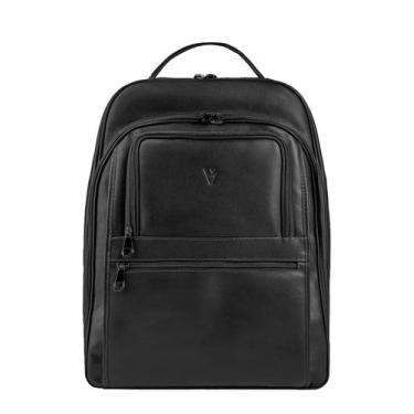 Imagem de Mochila masculina de couro italiano para notebook 17" Arthur - - Vira 
