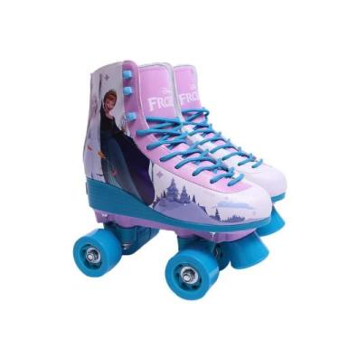 Imagem de Patins Disney Frozen 04 Rodas Tamanho 35-36 Azul Fun - Fun Divirta-Se