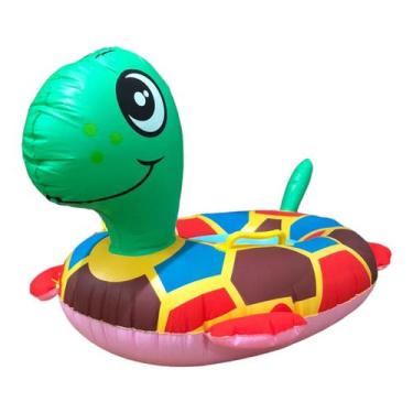 Imagem de Boia Infantil Tartaruga Colorida Com Fralda Mar Piscina Bebê - Lirena 