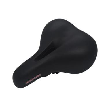 Imagem de Selim Banco MTB Confort Vazado BIG810 JS-122 Largo Preto - GTS-TEC