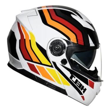 Imagem de Capacete Helt Hippo Glass Soul Escamoteavel Robocop 58