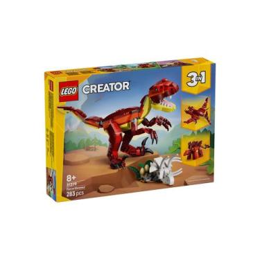 Imagem de Lego Creator 3 em 1 Dinossauro Feroz 31379 - 283 Peças COR: Vermelho, 