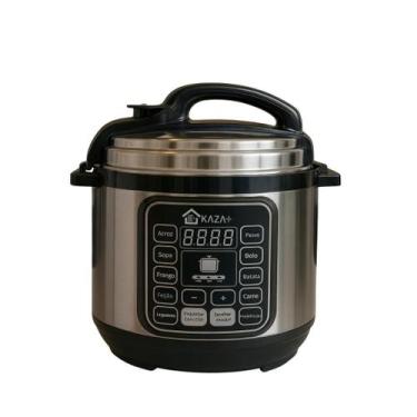 Imagem de Panela De Pressão Elétrica 5 Litros 1000w Inox Kaza, 110V