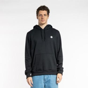 Imagem de Moletom element fech logo chest hd, Preto, M