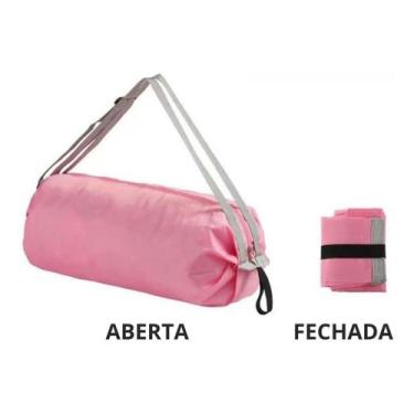 Imagem de Bolsa Mochila Dobrável Em Nylon Macia Reutilizável Viagem Resistente -