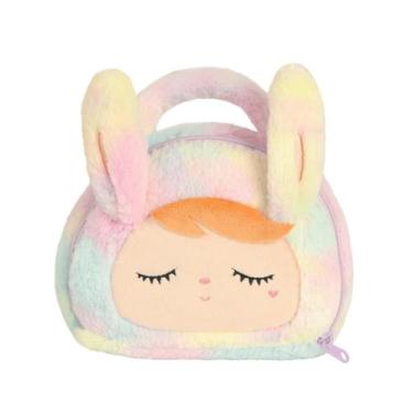 Imagem de Bolsa Infantil Metoo Coelha Rosa Com Laço e Alça De Mão - Me too