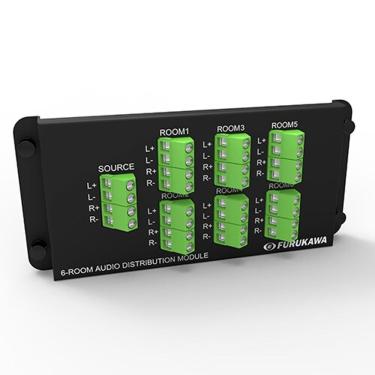 Imagem de Módulo de Distribuição de Áudio Estéreo Sohoplus Cdm para 6 Ambientes Residenciais com Encaixe Rápido
