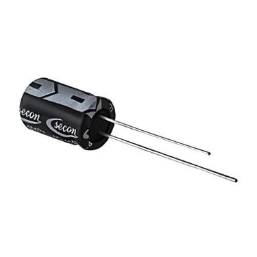 Imagem de Capacitor Eletrolítico Radial 47uF 100V 105o 8x14mm Pacote com 10 Peças NWT