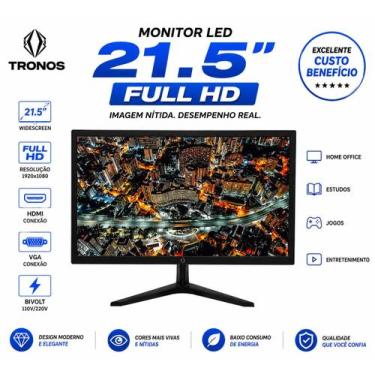 Imagem de Monitor LED 20 Polegadas Tronos HDMI e VGA HD 1440x900 VESA Bivolt Pre