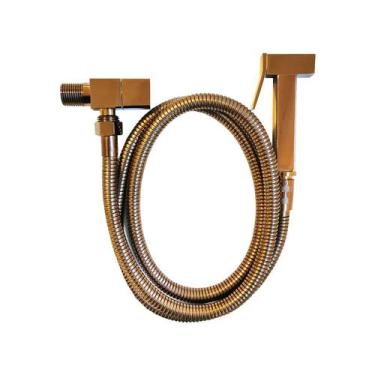 Imagem de Ducha Higiênica Quadrada Inox Rose Gold - RENO