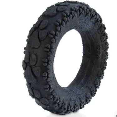 Imagem de Brinquedo para Cães Chalesco Pneu de Borracha Preto Mágico Grande 145MM