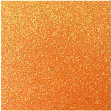 Imagem de Placa em EVA com Gliter 48X40CM Laranja Neon 2MM. - Make+