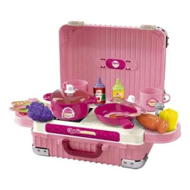 Imagem de Maleta Cozinha Divertida com Acessórios DM Toys DMT0262