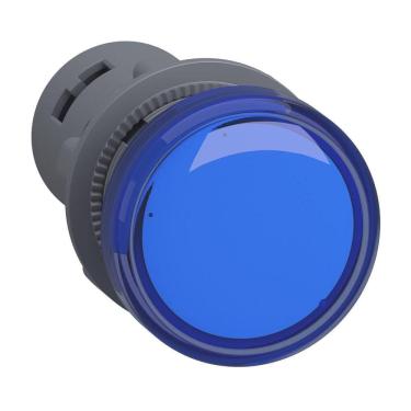 Imagem de Sinalizador Monobloco XA2EVB6LC com LED Azul Bivolt 22MM Schneider