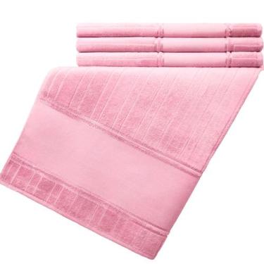 Imagem de Toalha Banho Para Pintar Velour Artesanalle 70x140cm DOHLER, ROSA BEBÊ