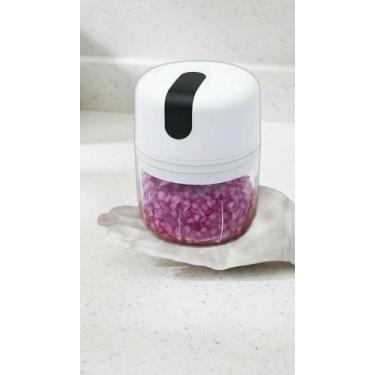 Imagem de Triturador Elétrico Portátil Alho Cebola 250ml - Congratulations Store