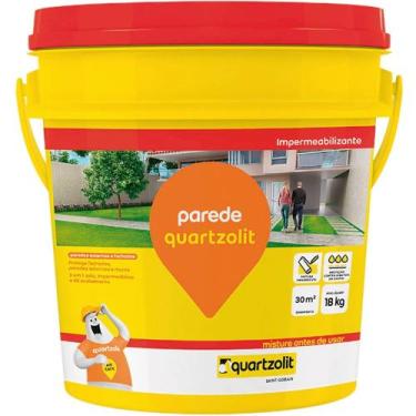 Imagem de Impermeabilizante Parede Branca Quartzolit 18kg
