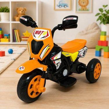 Imagem de Moto Elétrica Infantil  meninas meninos Cross com Luz Peso suportado: 