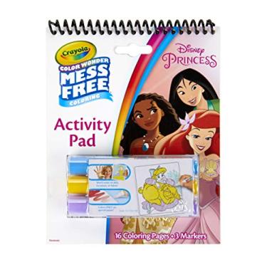 Imagem de Crayola Color Wonder Disney Princess Coloring & Activity Pad, Mess Free Coloring, Gift for Kids, Age 3, 4, 5, 6, Multi