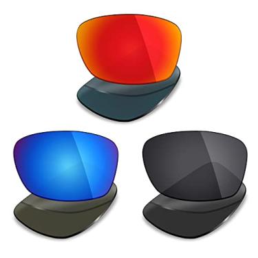 Imagem de 3 pares de lentes polarizadas de substituição Mryok para óculos de sol Oakley Hijinx – Opções